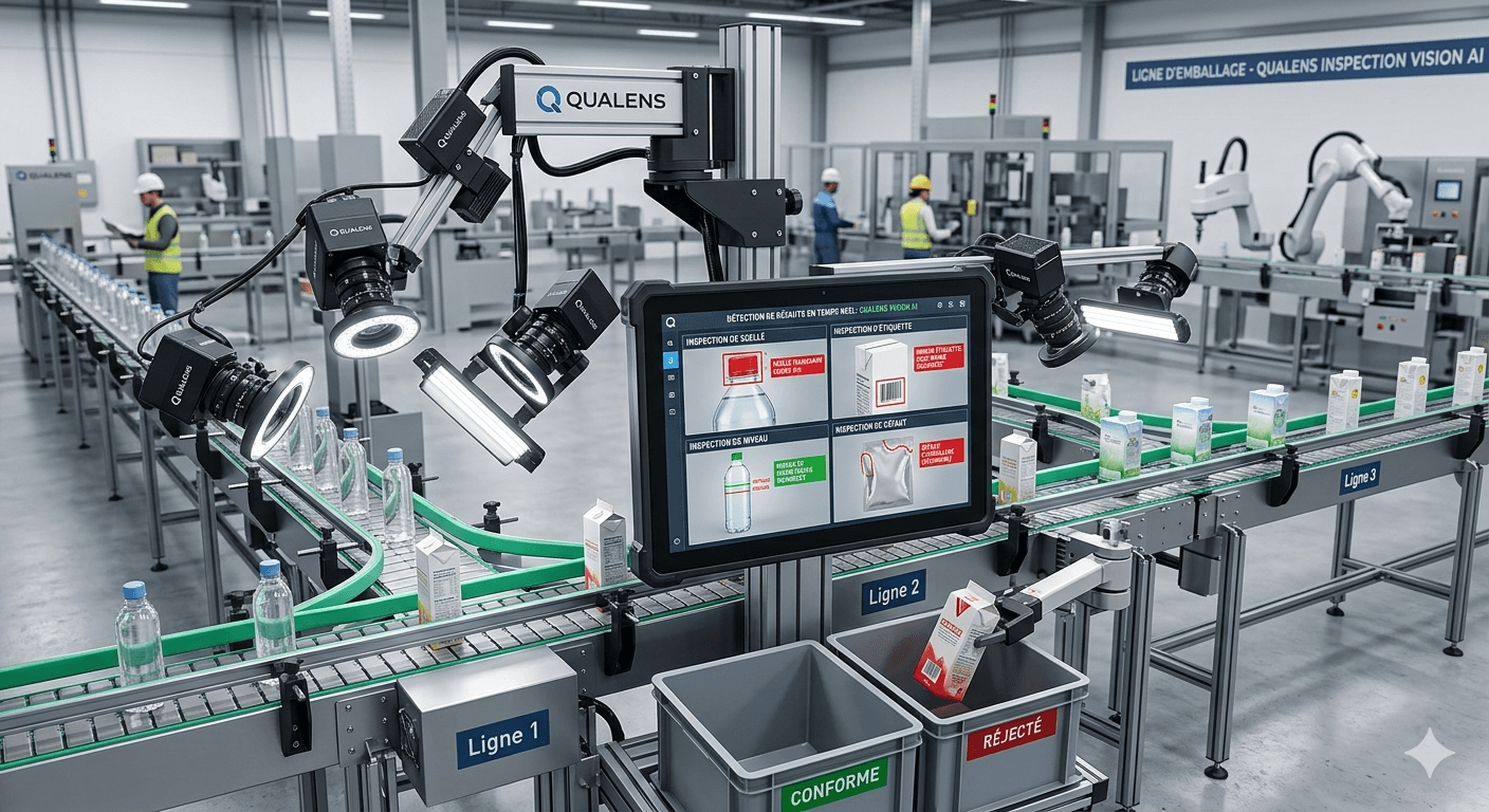Automated visual inspection in a pharmaceutical packaging environment